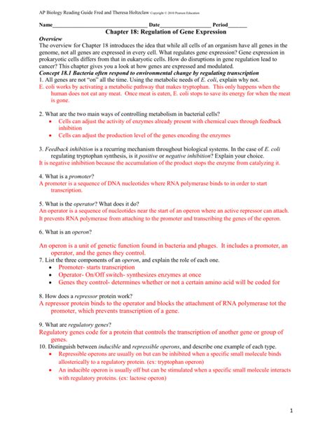 Chapter 14 D Reading Answers
