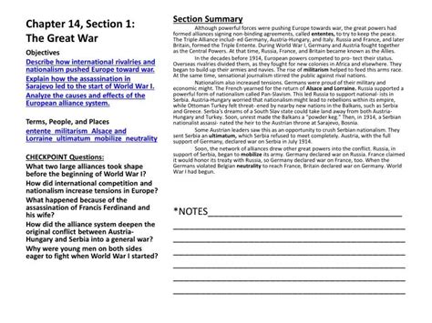 Chapter 14 Section 1 The Nation Sick Economy Answers