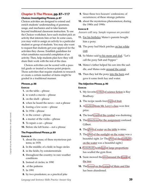 Chapter 14 The Phrase The Phrase Wikispaces