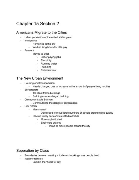 Chapter 15 Section 2 Guided Reading The Challenges Of Urbanization Answers