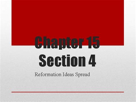 Chapter 15 Section 4 D Reading Answers