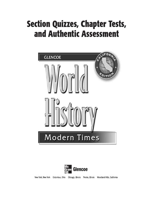 Chapter 16 Assessment Glencoe World History