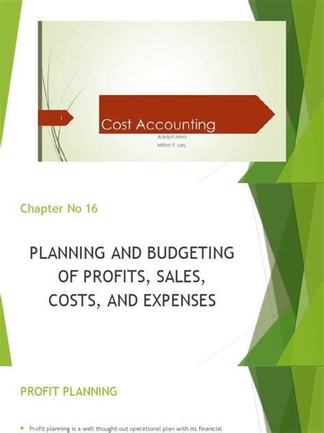 Chapter 16 Budgeting Chakarov