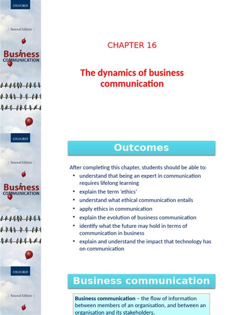 Chapter 16 Business Communication Answer Key