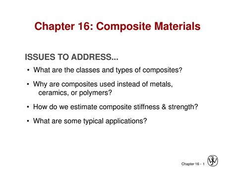Chapter 16 Composite Engineering Information Center