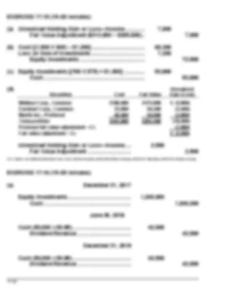 Chapter 17 Intermediate Accounting Solutions