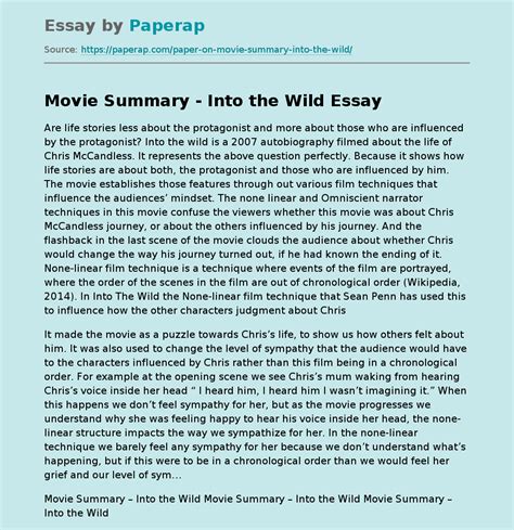 Chapter 17 Into The Wild Summary