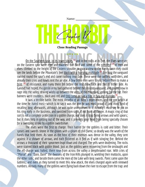Chapter 17 The Hobbit