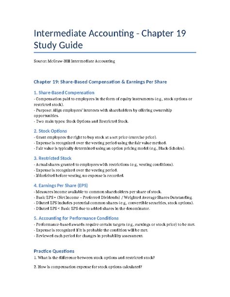Chapter 19 Of Intermediate Accounting Ifrs Edition By Kieso