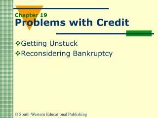 Chapter 19 Problems With Credit Answer Key