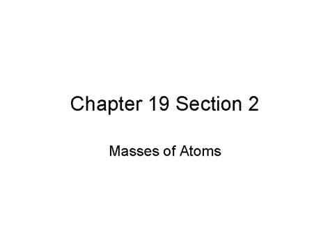 Chapter 19 Section 1 2 World History