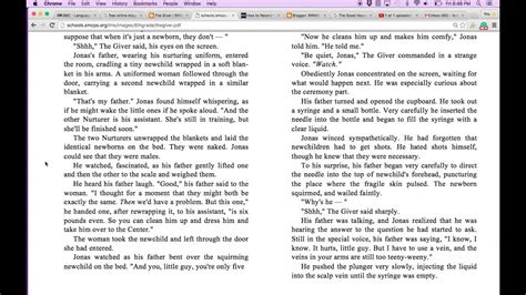 chapter 19 the giver