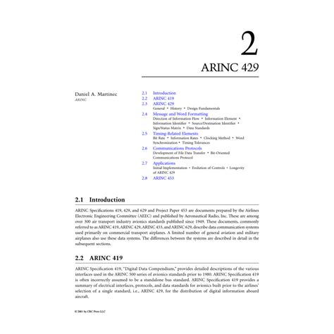Chapter 2 Arinc 429 Pdf Davi
