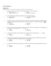 Chapter 2 Biology Test