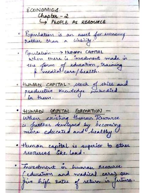 Chapter 2 Economics Class 9th