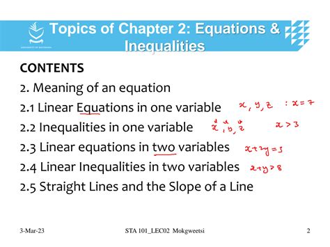 Chapter 2 Equations Inequalities And Problem Solving
