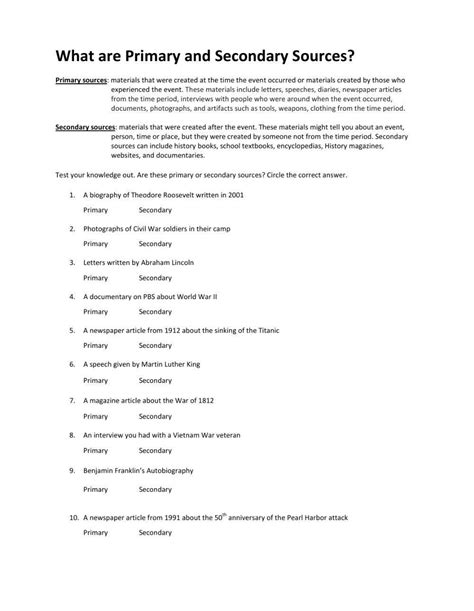 Chapter 2 Primary Source Activity Sfponline