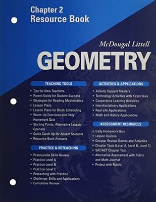 Chapter 2 Resource Book Geometry