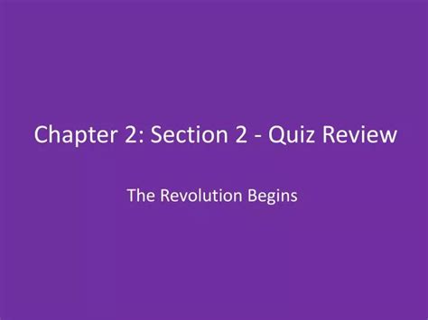 Chapter 2 Section 2 Quiz The Coming Of Independence Answer Key