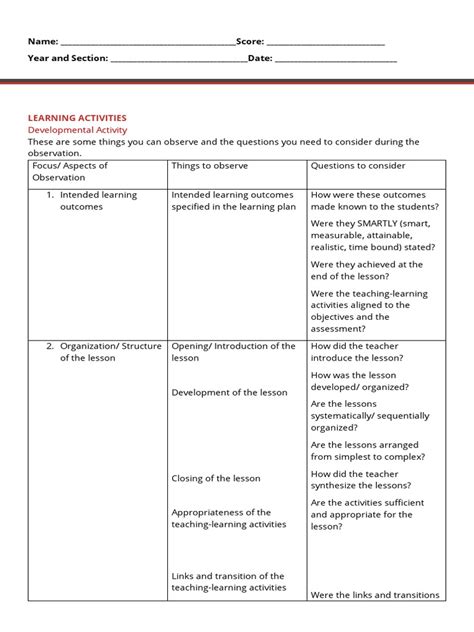Chapter 2 Student Activity Sheet Investment Compared