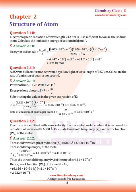 Chapter 2 The Chemistry Of Life Vocabulary Review Crossword Puzzle Answer Key