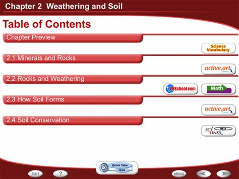 Chapter 2 Weathering And Soil Section 1 Summary Minerals