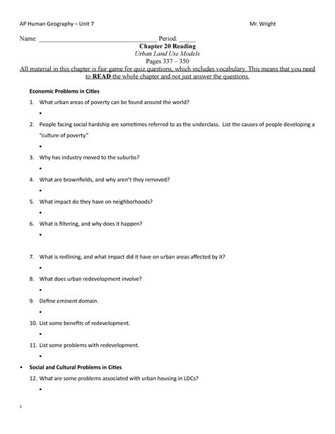 chapter 20 reading  answers