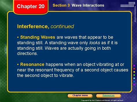 Chapter 20 Waves