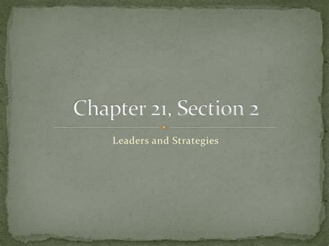 Chapter 21 Section 2 Quiz The Triumphs Of A Crusade Answers