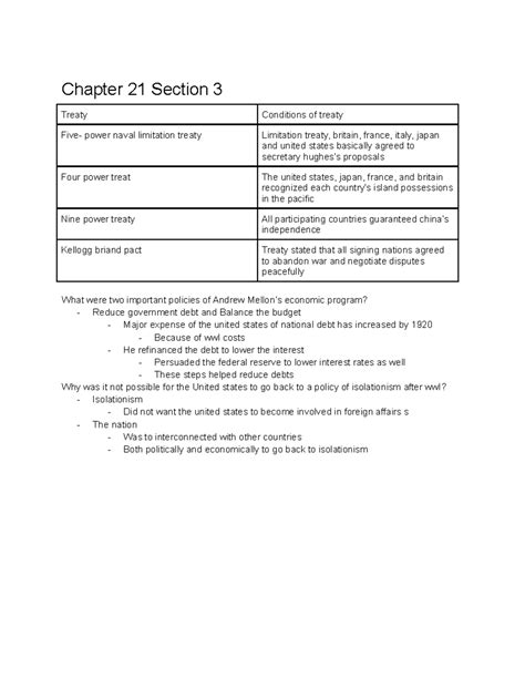 Chapter 21 Section 3 Guided Reading Answers