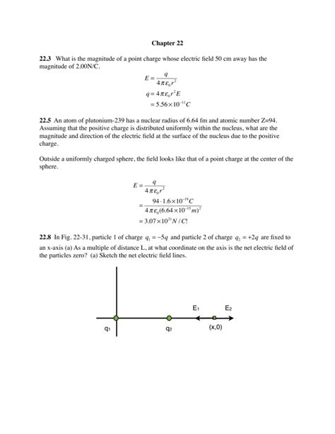 Chapter 22 Homework Solutions Physics Upenn