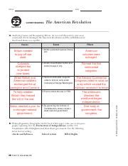 Chapter 22 Section 4 Guided Reading Answer Key