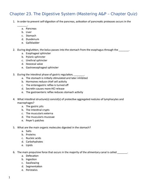 chapter 23 digestive system test