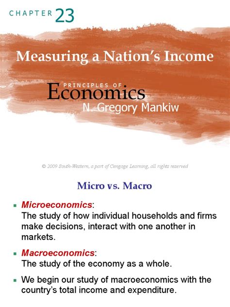 Chapter 23 Measuring A Nation S Income Principles Of