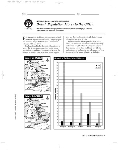 Chapter 25 British Population Moves To The Cities
