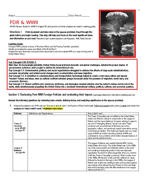 Chapter 25 Guided Reading And Review Answers Us History