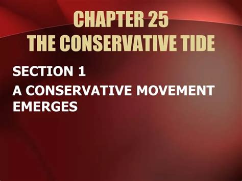 Chapter 25 The Conservative Tide Answers