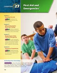 Chapter 27 First Aid And Emergencies Home Of The Hawks