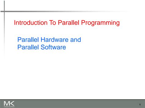 chapter 29 introduction to parallel programming
