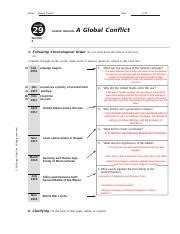 Chapter 29 Section 3 A Global Conflict Guided A Global Conflict Worksheet Answers - A Global Conflict Worksheet Answers