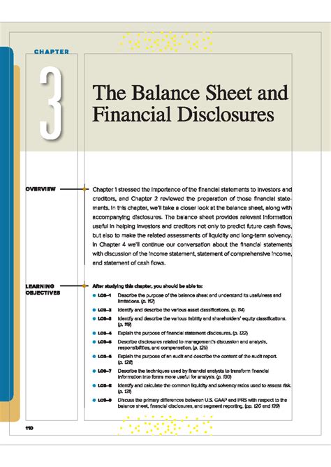 Chapter 3 Balance Sheet Jufiles