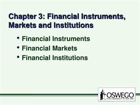 Chapter 3 Financial Markets Instruments And Institutions