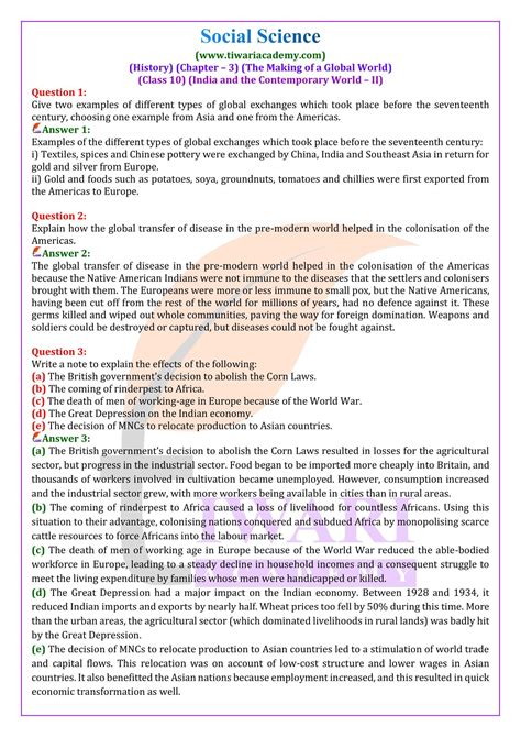 Chapter 3 History Class 10