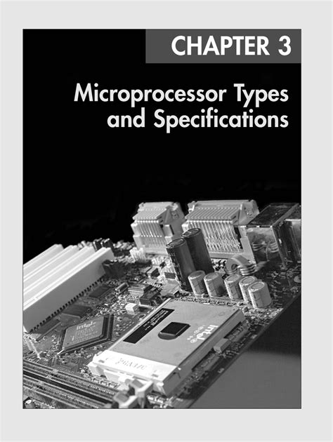 chapter 3 microprocessor types and specifications