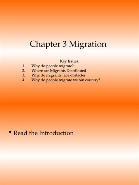 Chapter 3 Migration A P Human Geography Home