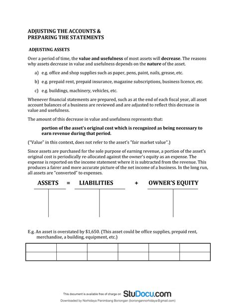 chapter 3 notes adjusting entries