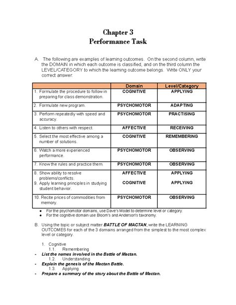 Chapter 3 Performance Task 1 Geometry