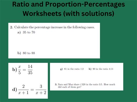 Chapter 3 Ratio Proportion Percent Vcc Library