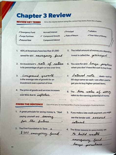 Chapter 3 Review Section 1