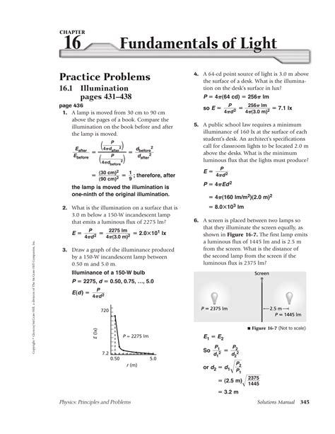 chapter 3 study guide answer key physics principles and problems